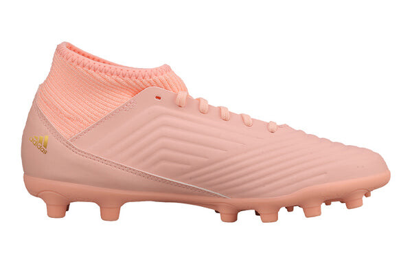 Кроссовки Predator 18.3 hg hard ground розовые Adidas, розовый — фото 2