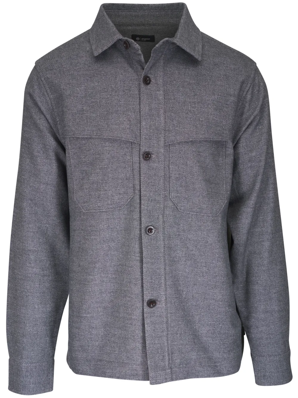 

Саржевая рубашка AG Jeans, серый