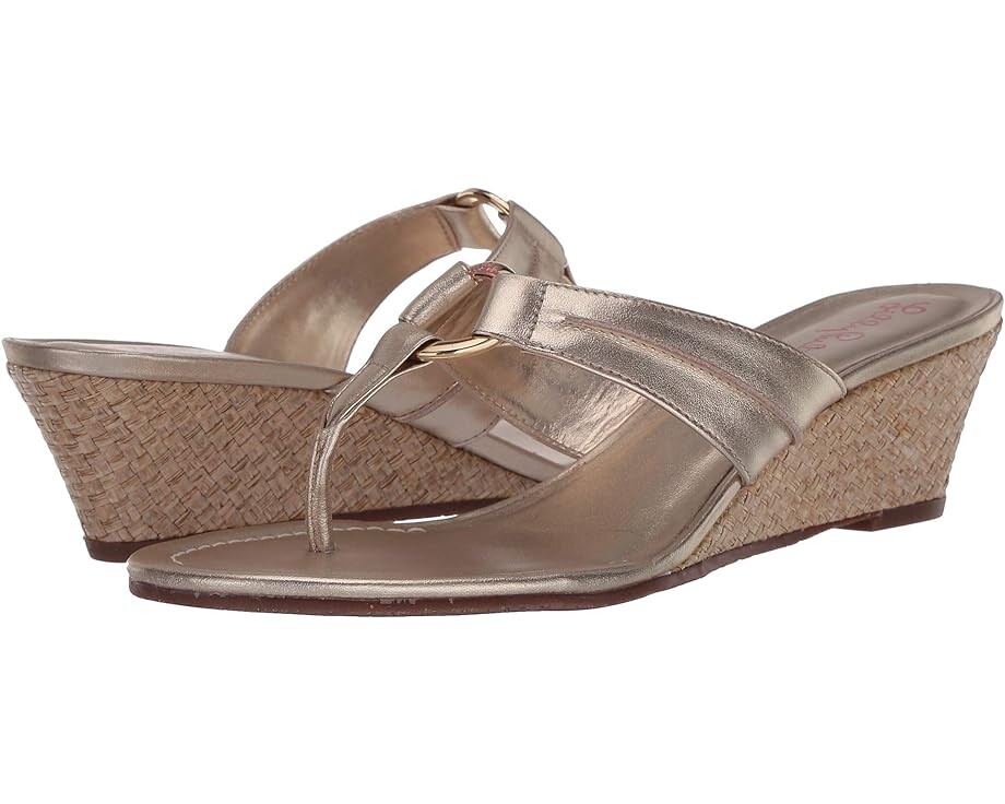 

Туфли Lilly Pulitzer Mckim Wedge, цвет Gold Metallic