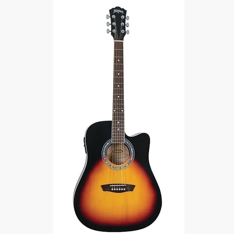 

Акустическая гитара Washburn WA90CE | Dreadnought Acoustic Electric Guitar. Tobacco Burst. New with Full Warranty