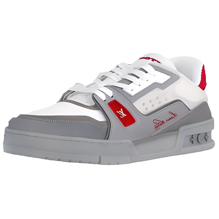 Кроссовки для скейтбординга Trainer Low Top унисекс серые LOUIS VUITTON, Original Shoe Box Included