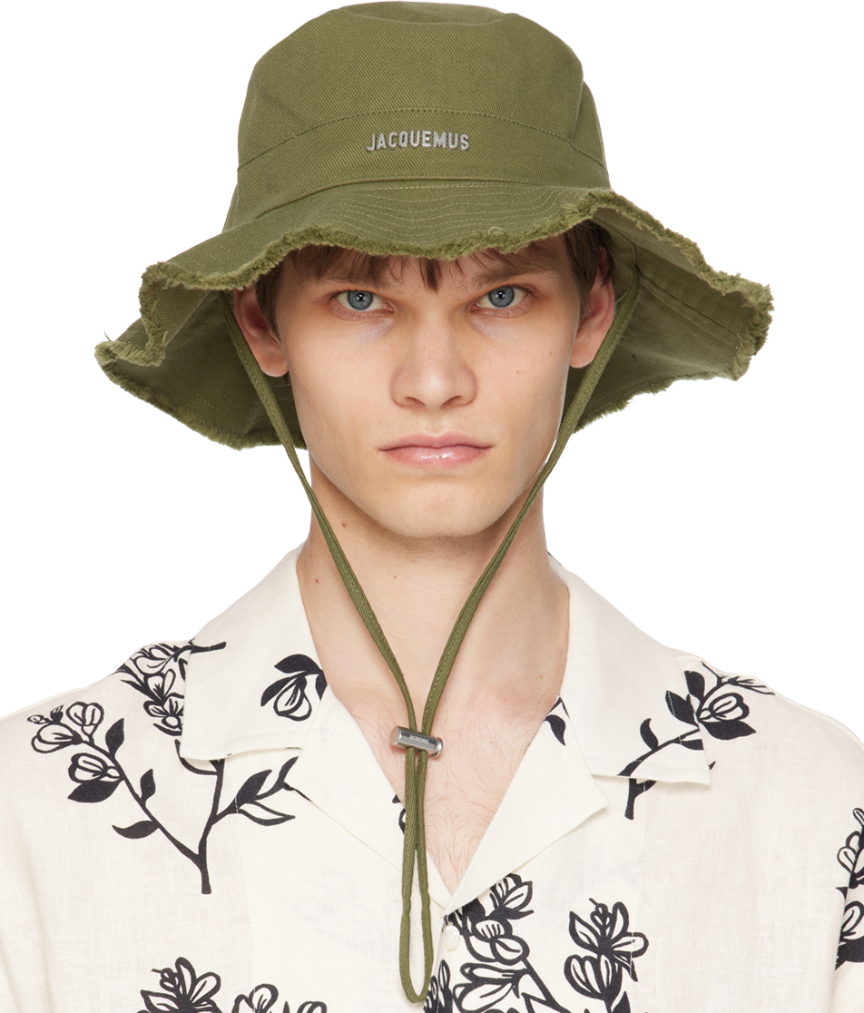 

Панама Les Classiques 'Le bob Artichaut' JACQUEMUS, хаки