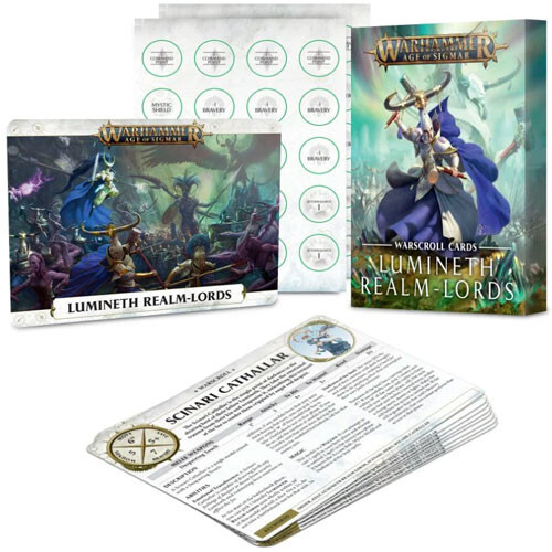 

Миниатюра Games Workshop Warhammer Age of Sigmar: Warscroll Cards - Lumineth Realm-Lords