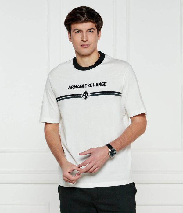

Футболки Regular fit Armani Exchange, белый