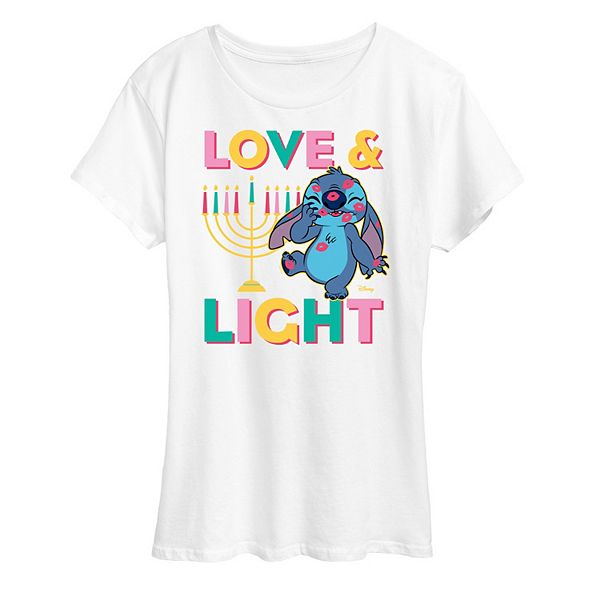 

Женская футболка Lilo & Stitch Love & Light Disney, White