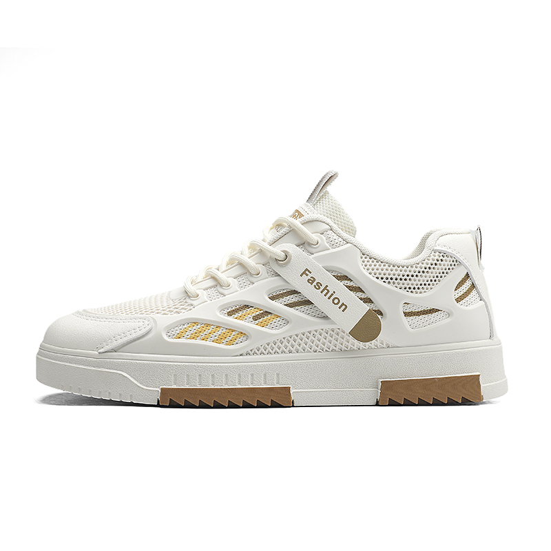 

LONGDUIZHANG Дышащие универсальные мужские беговые кроссовки YCZY69 бежевые с амортизацией, износостойкие, легкие, нескользящие, цвет YCZY69 Beige[Breathable Versatile]