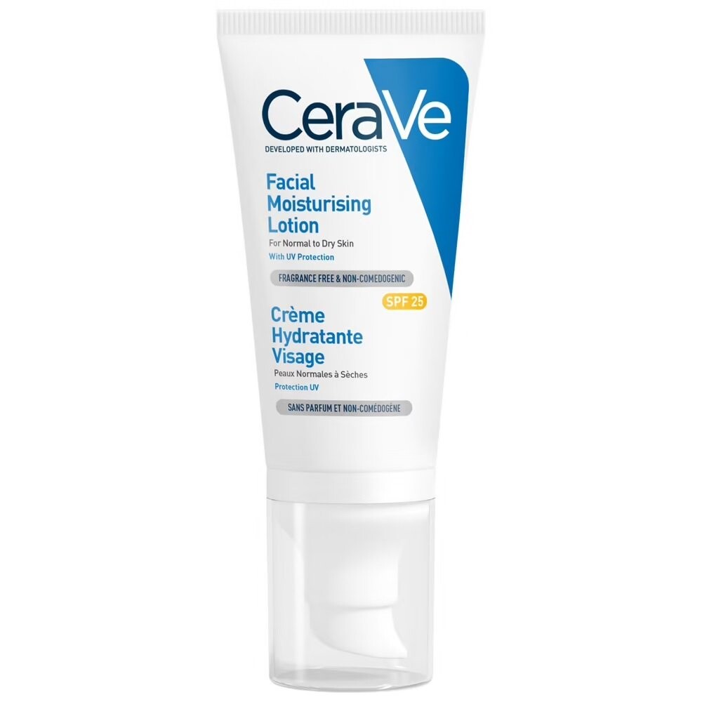 

CeraVe, увлажняющий крем для лица с керамидами, SPF 25, 52 мл