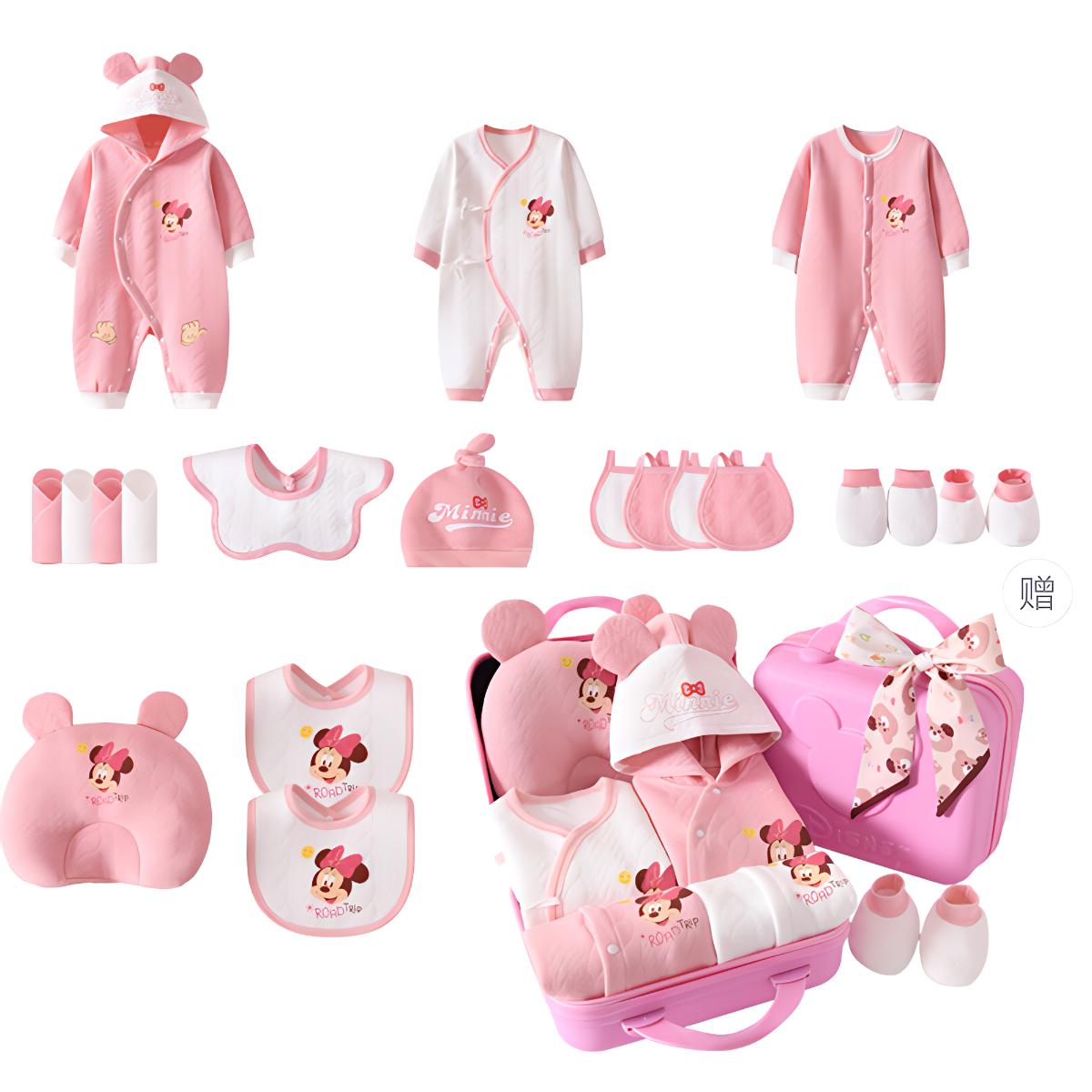 

Подарочный набор для малышей 20 штук для младенцев и детей ясельного возраста Disney, розовый