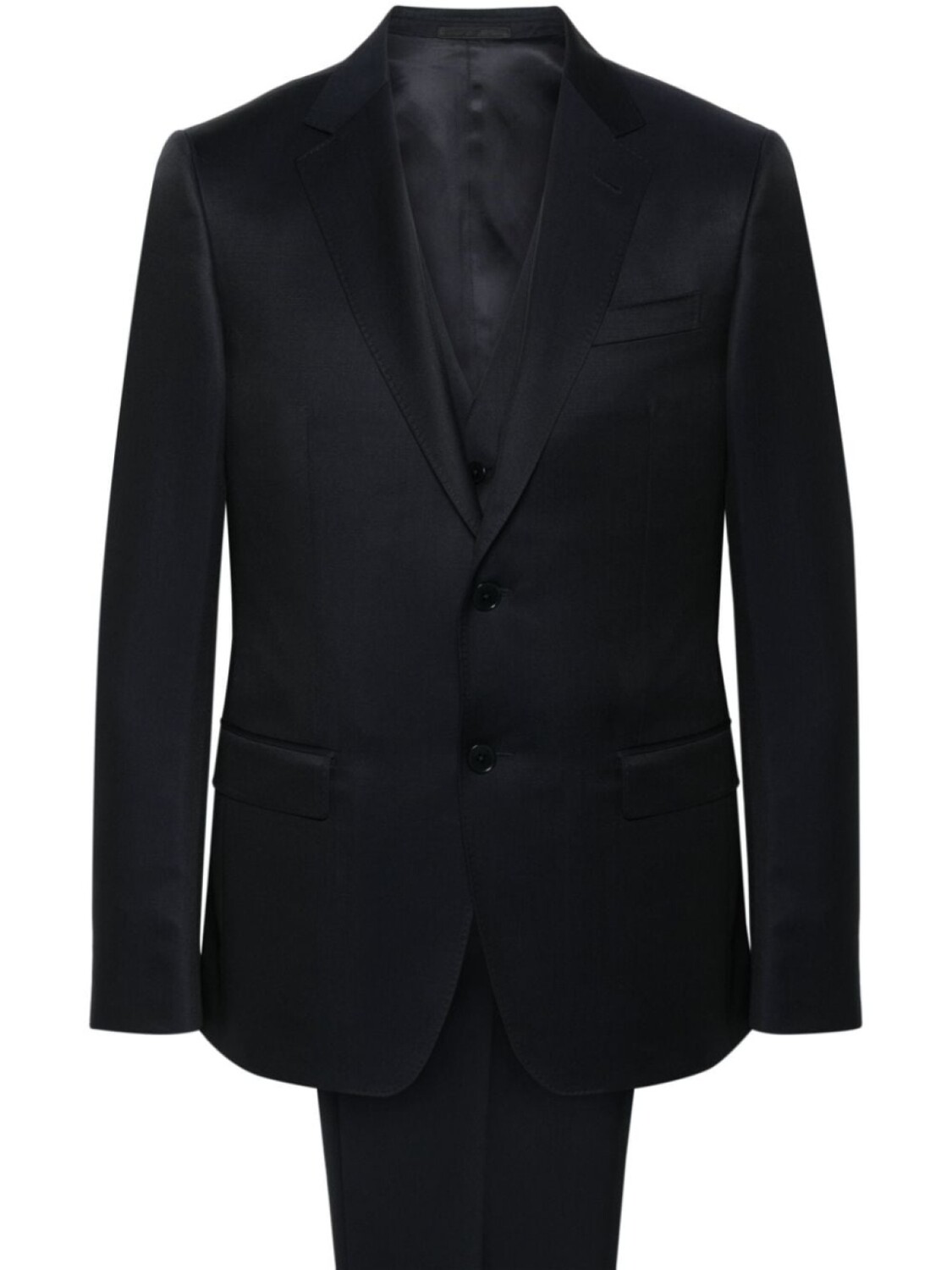 

Костюм с однобортным пиджаком Zegna, синий