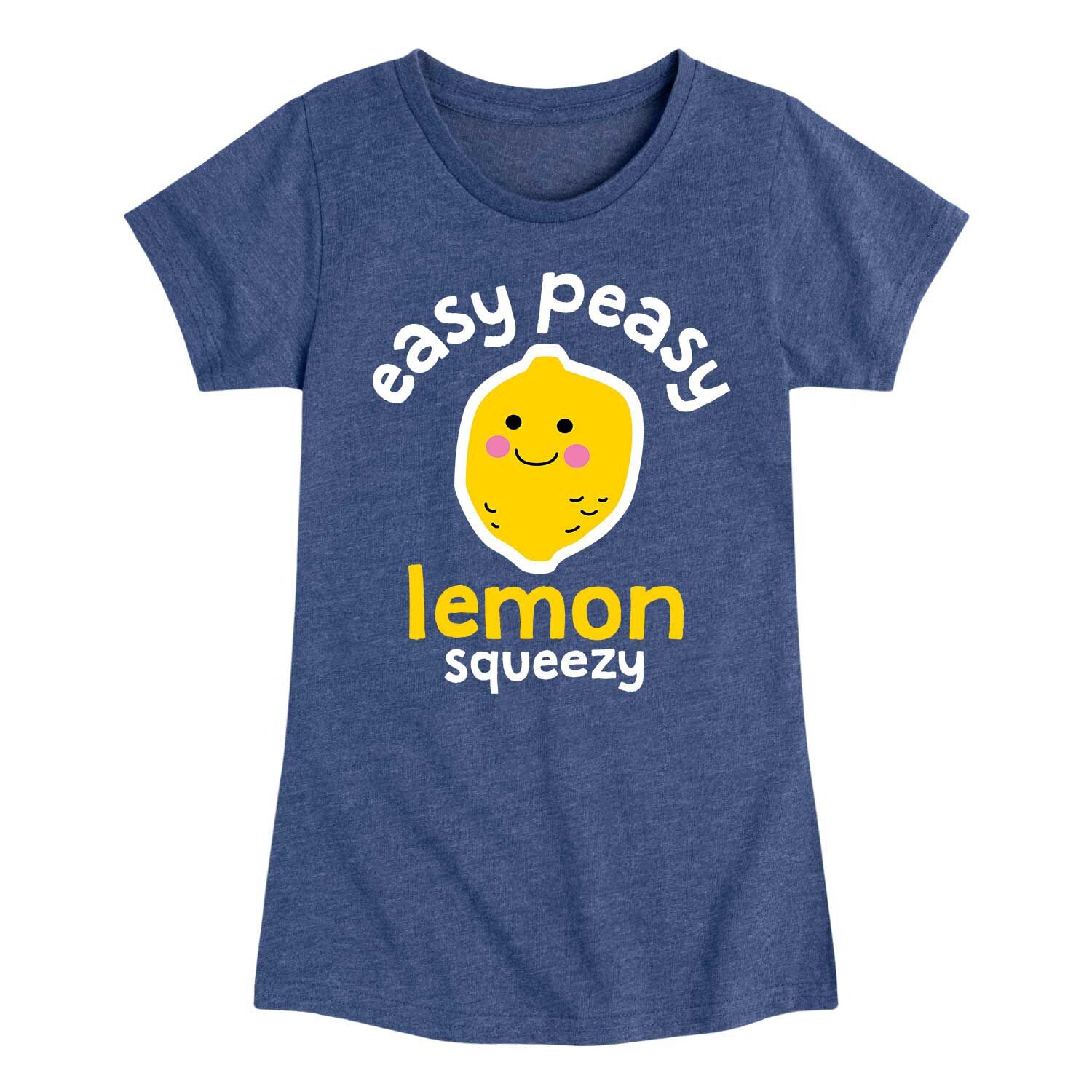 

Футболка Easy Peasy Lemon Squeezy для девочек 7–16 лет с рисунком Licensed Character, синий