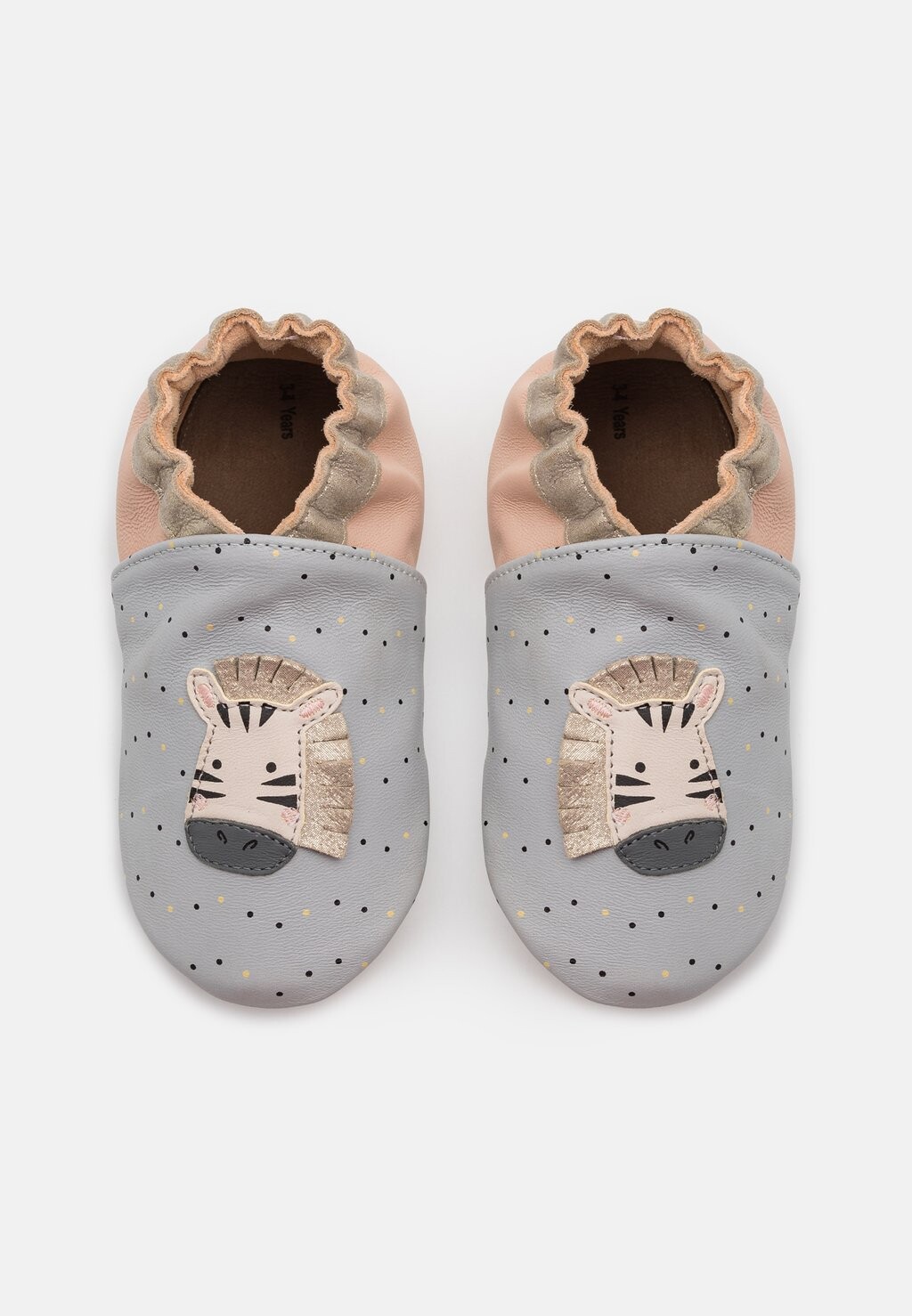 

Туфли для первых шагов Cute Zebra Robeez, цвет gris rose