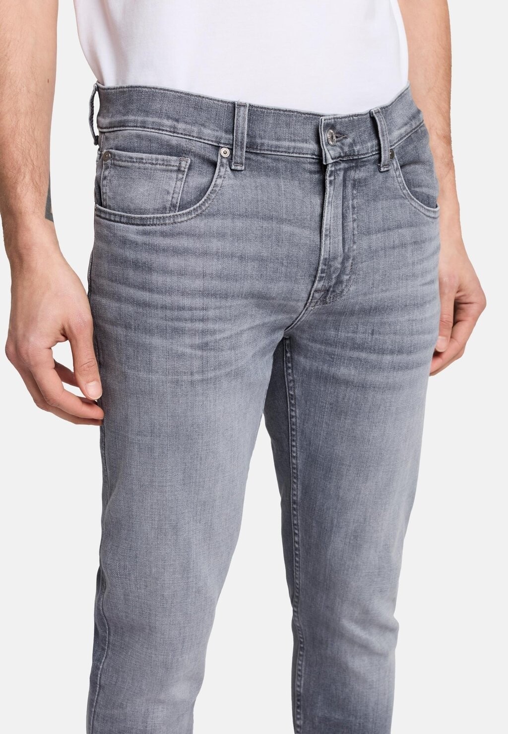 

Джинсы прямого кроя 7 for all mankind, серый