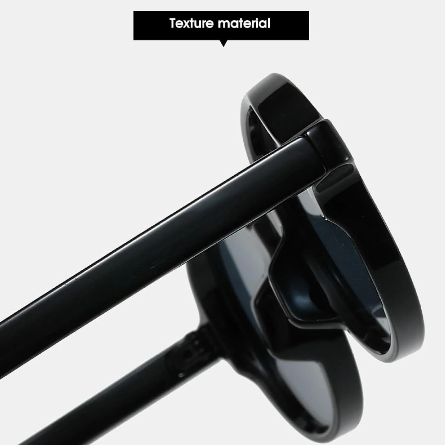 

Модные солнцезащитные очки класса люкс круглой формы для женщин и мужчин, в стиле ретро с толстой оправой, трендовые, с защитой от УФ-излучения UV400 TVTBBVV, Cray