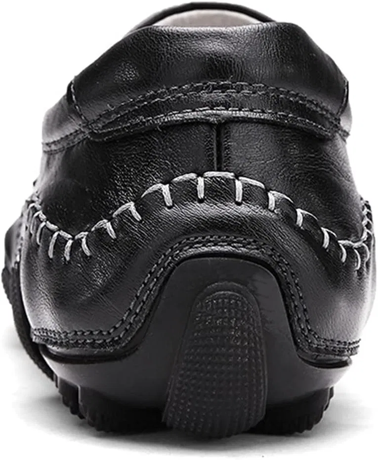 Лоферы кожаные дышащие Black Perforated — фото 3