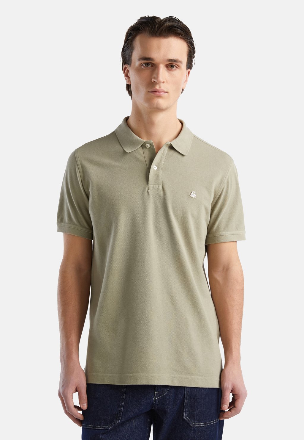 

Поло REGULAR FIT United Colors of Benetton, зеленый