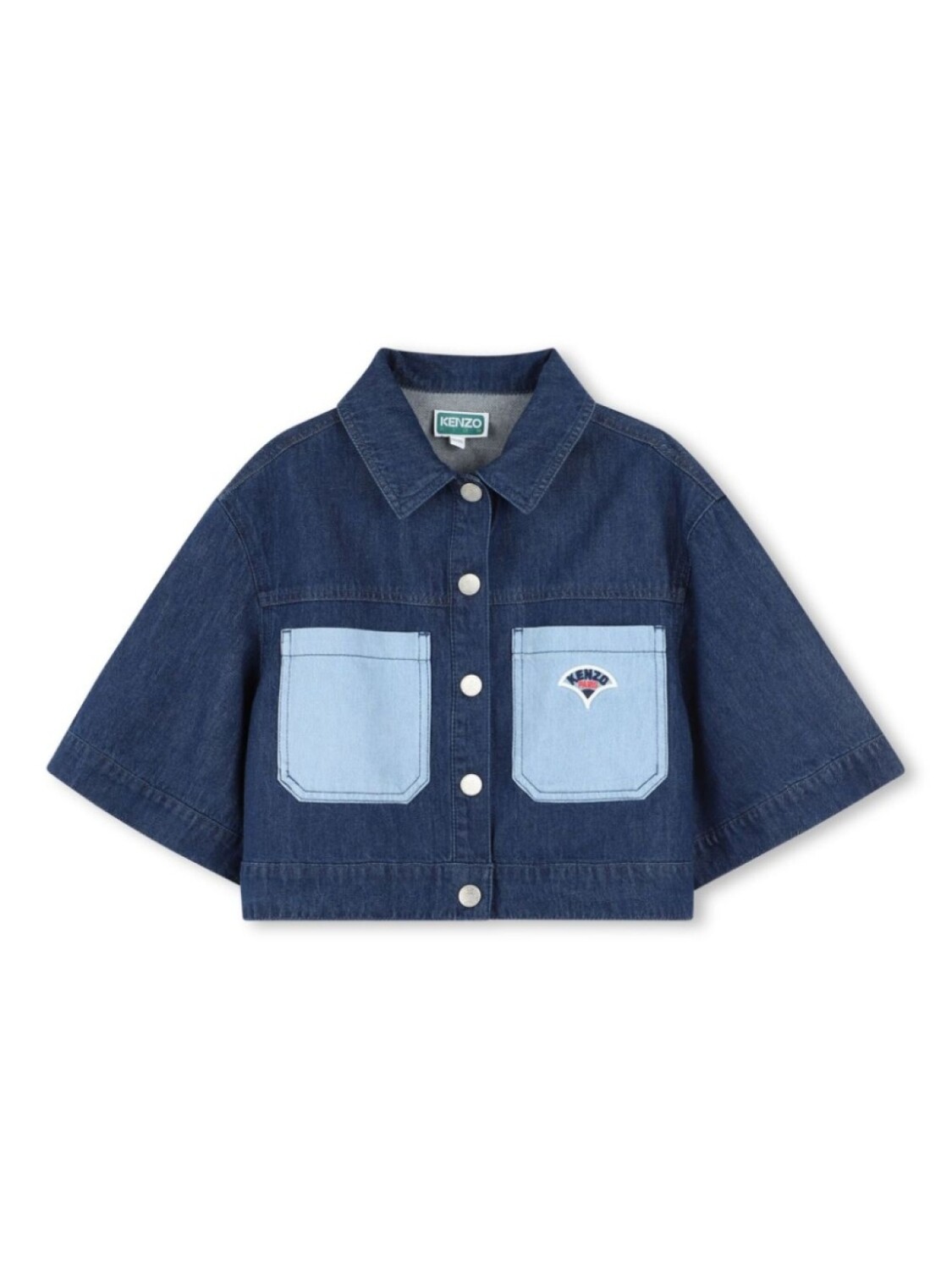 

Джинсовая куртка Boke Flower Kenzo Kids, синий