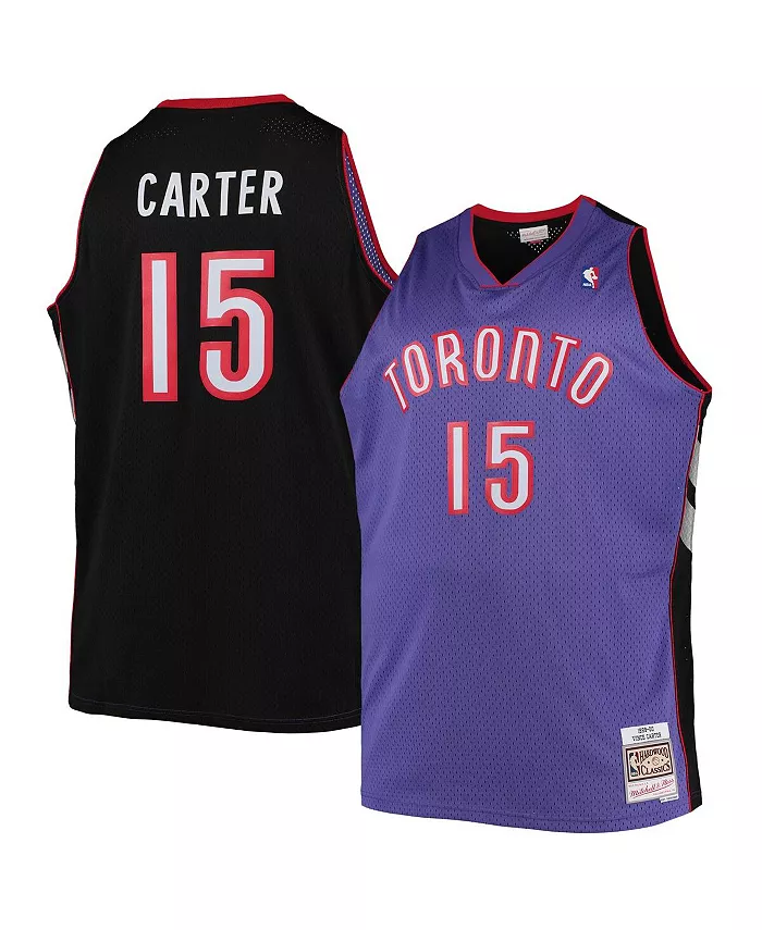 

Мужская джерси Vince Carter Purple Toronto Raptors Big and Tall Hardwood Classics Swingman Mitchell & Ness