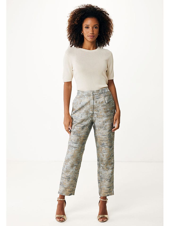 

Брюки светло-голубого/золотистого цвета Mexx