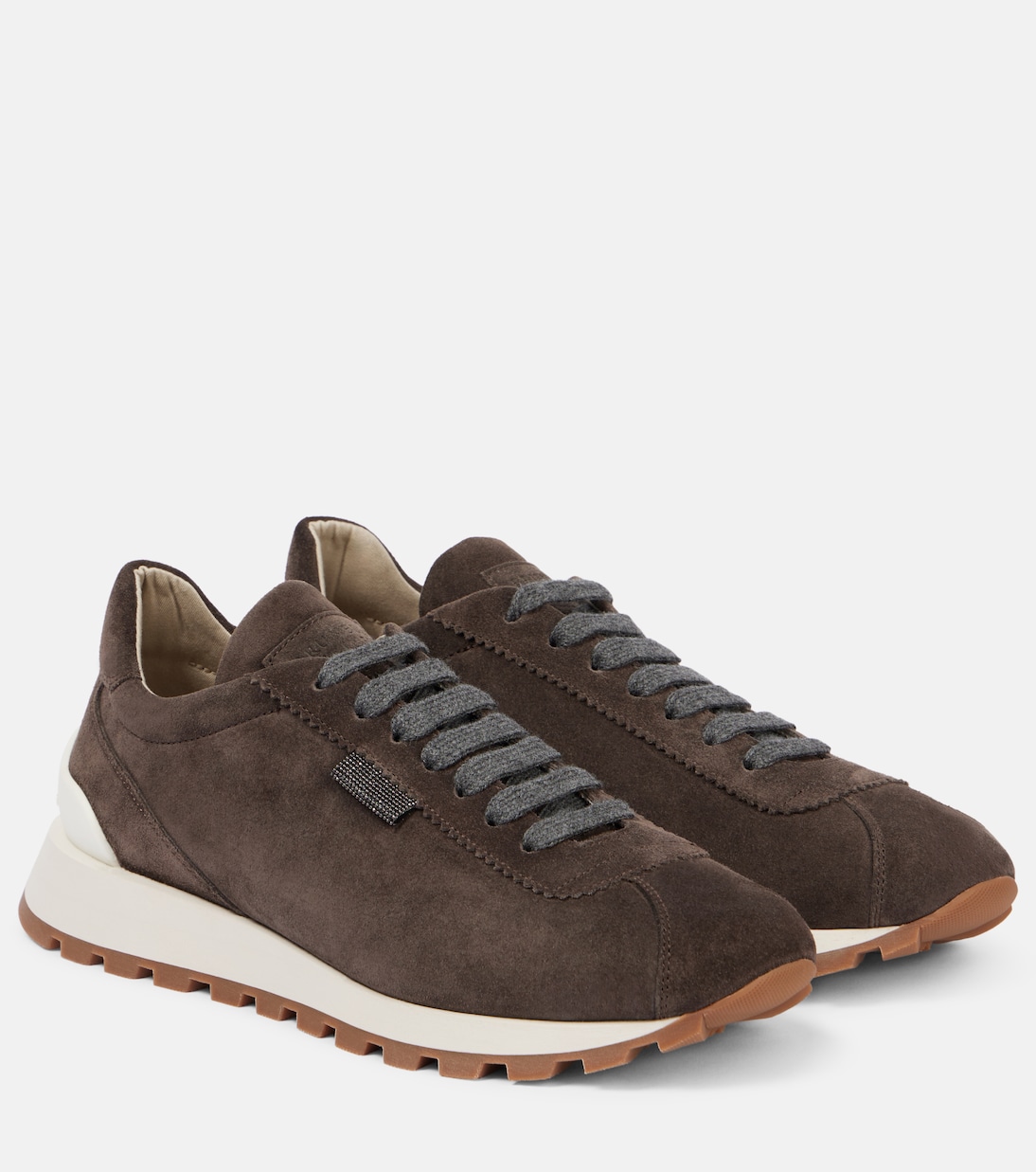 Мокасины из замши Monili Brunello Cucinelli, Corvino