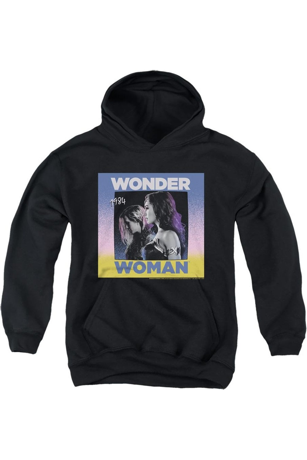 

Толстовка Wonder Woman 84 Wonder Duo с капюшоном для молодежи Gildan, черный
