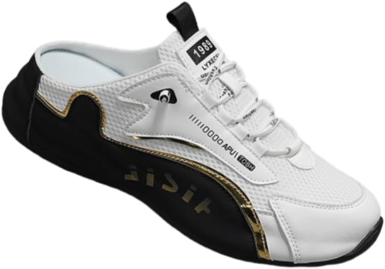 

Мужские дышащие дорожные кроссовки - спортивные повседневные туфли из дышащей сетки, подходят для ношения в течение всего дня, удобны и портативны Hoalox, черный