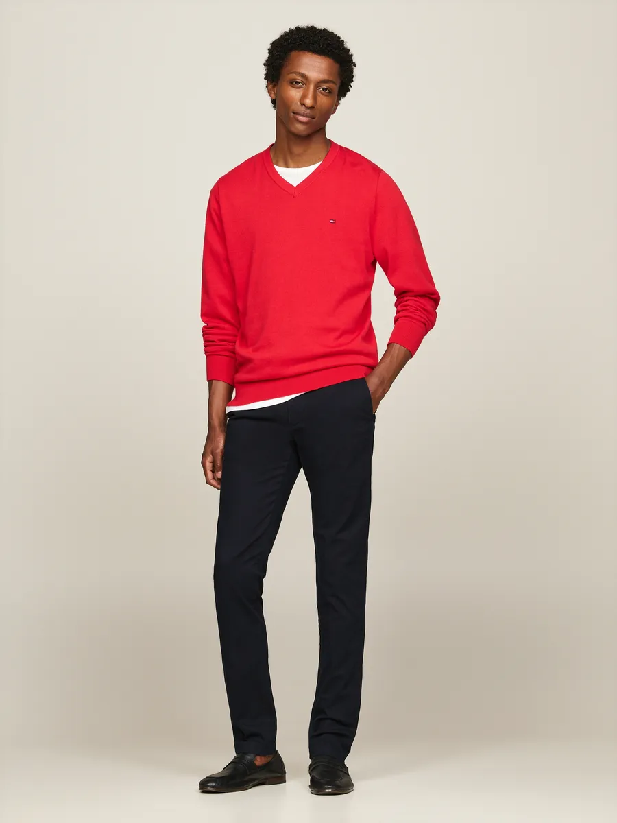 

Брюки из ткани Tommy Hilfiger "BLEECKER ESSENTIAL TWILL", цвет Desert Sky