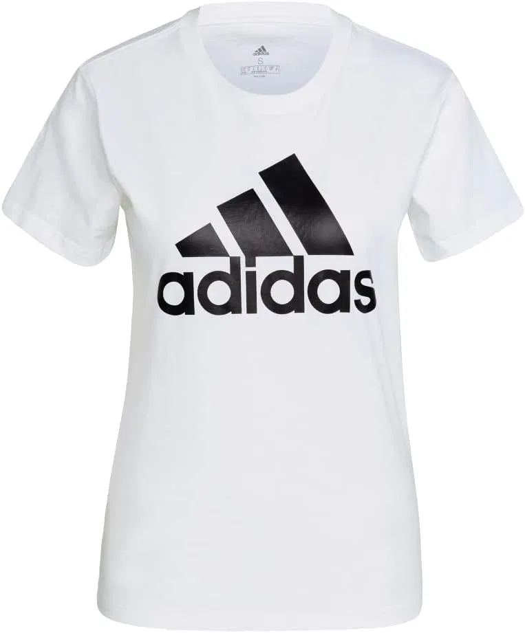 Футболка женская adidas, цвет White/Black