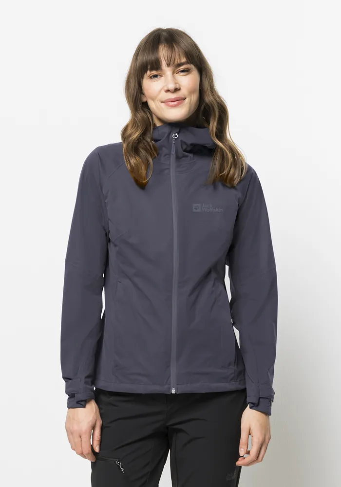 

Куртка Jack Wolfskin для активного отдыха "HIGHEST PEAK JACKET W", с капюшоном, цвет Graphit