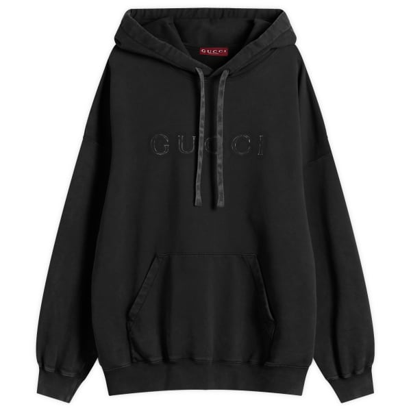

Худи Gucci с выцветшим логотипом, black