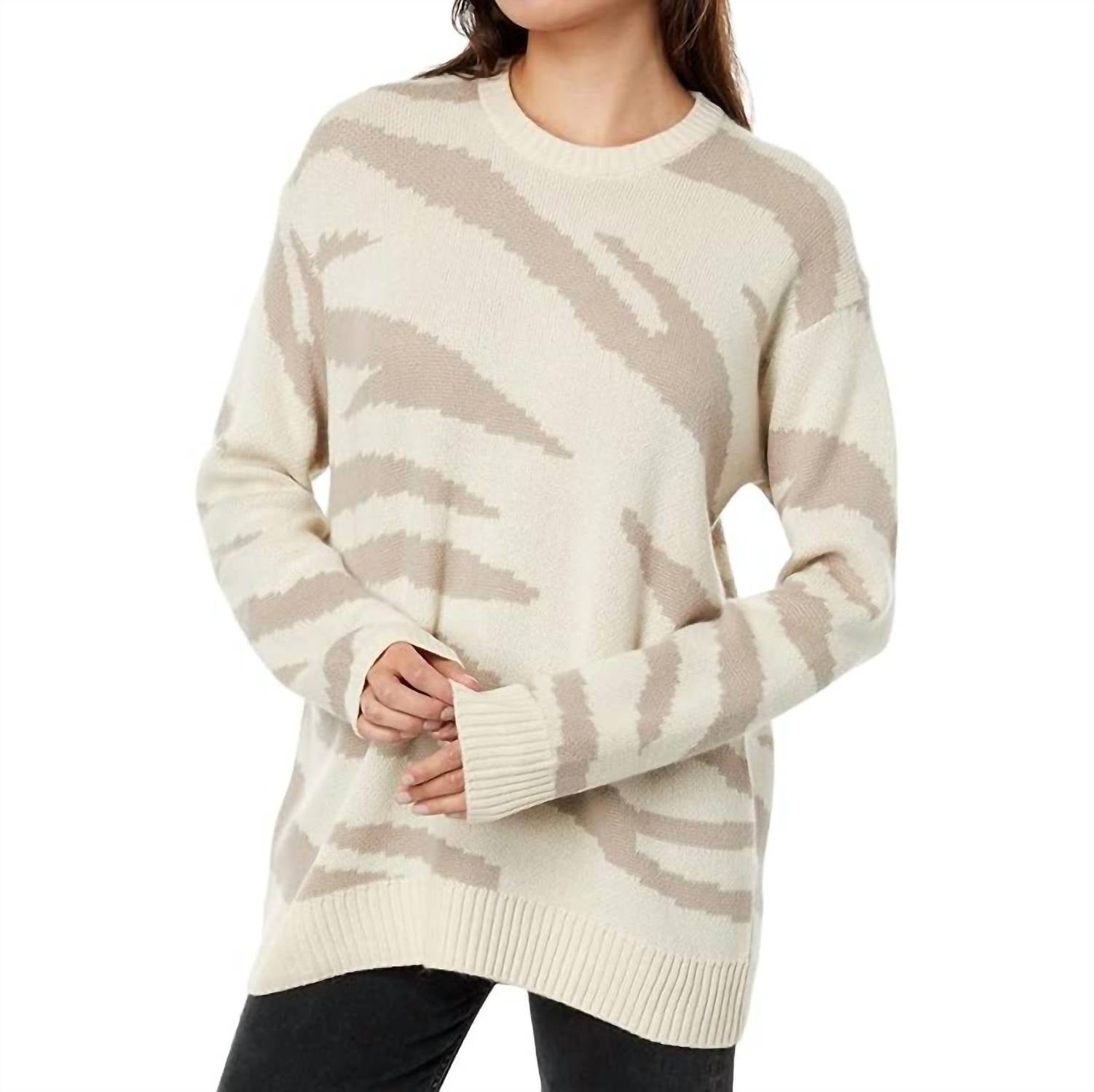

Свитер Lana Zebra бежевого цвета Splendid