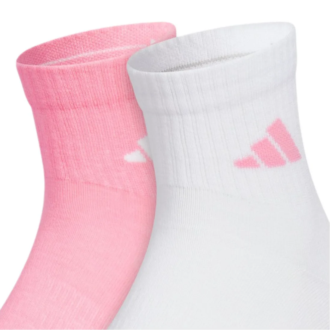 Носки короткие унисекс набор из 2 пар Adidas, Pink+White 2 Pack — фото 4