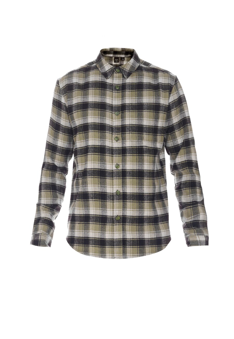 

Клетчатая рубашка Le Temps Des Cerises Regular fit Button Up Shirt FERINO, зеленый