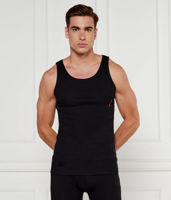 

Майка мужская Hugo Bodywear хлопковая 2 шт в упаковке, черный