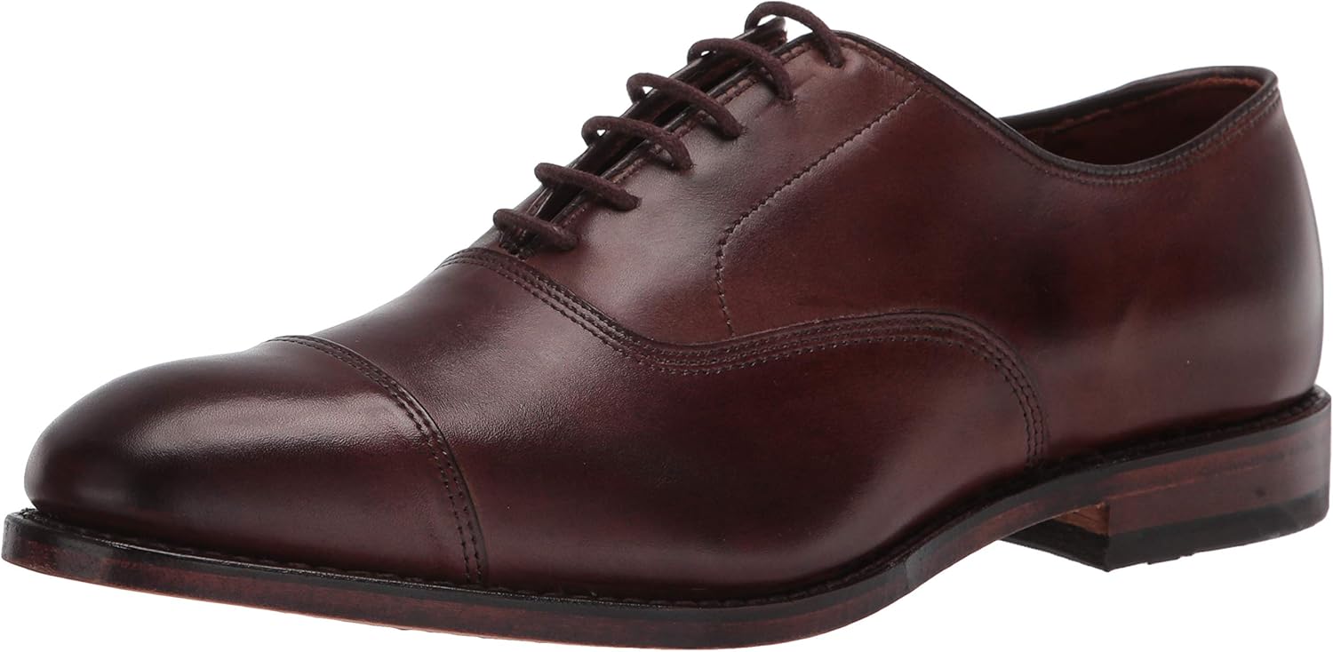 Мужские оксфорды Allen Edmonds Park Avenue с кап-носовой частью и водоотталкивающей обработкой, Mahogany — фото 4