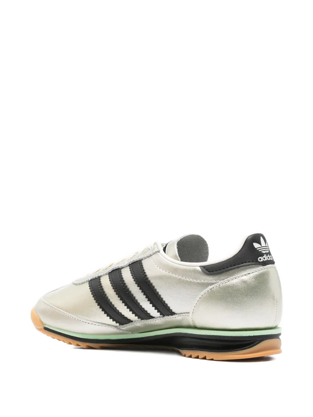 Кроссовки SL 72 OG из металлизированной кожи с тремя полосками adidas, серебряный — фото 3