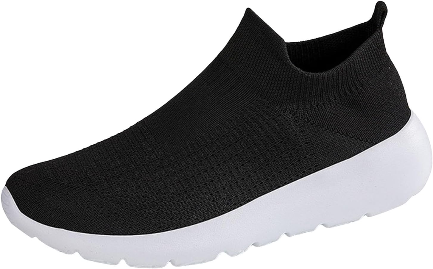 

Мужские кроссовки IWIHMIV Slip On для ходьбы, тенниса и бега, легкие, дышащие, повседневные и для тренировок, белый