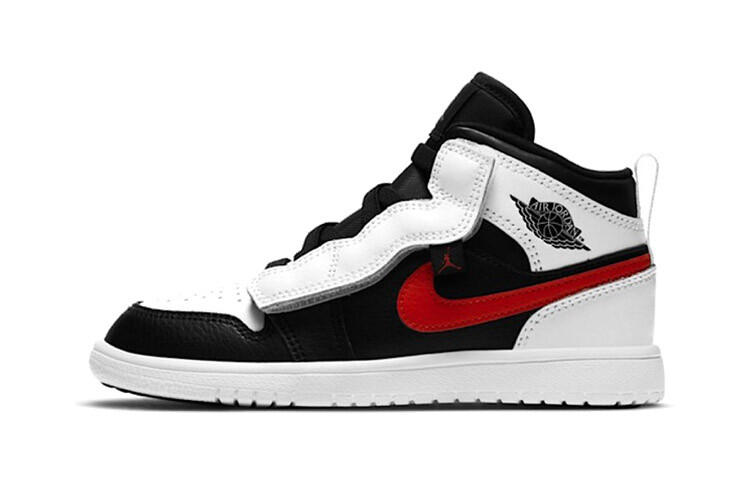 

Кроссовки Jordan 1 Mid ALT White Black Red