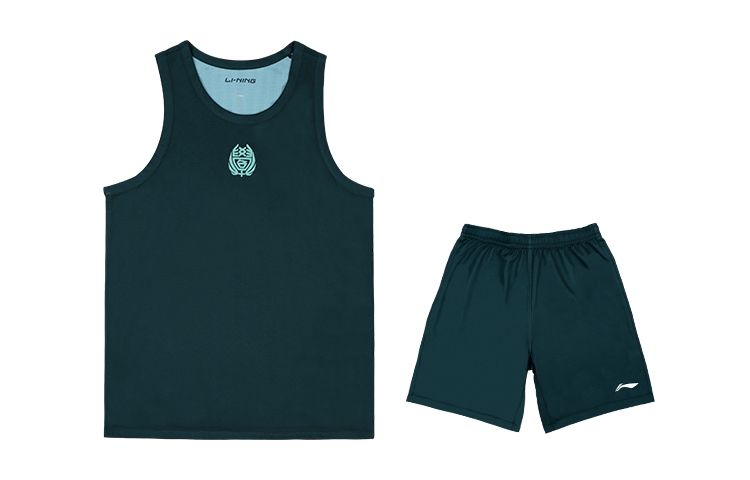 

LINING Баскетбольный костюм мужской green