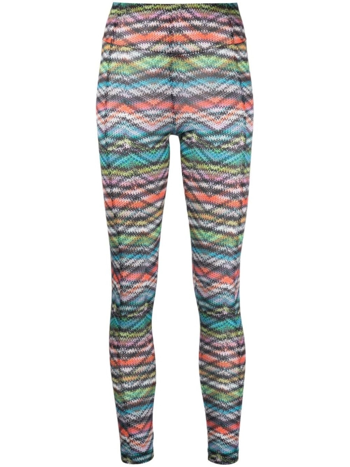 

Missoni спортивные легинсы с узором зигзаг, черный