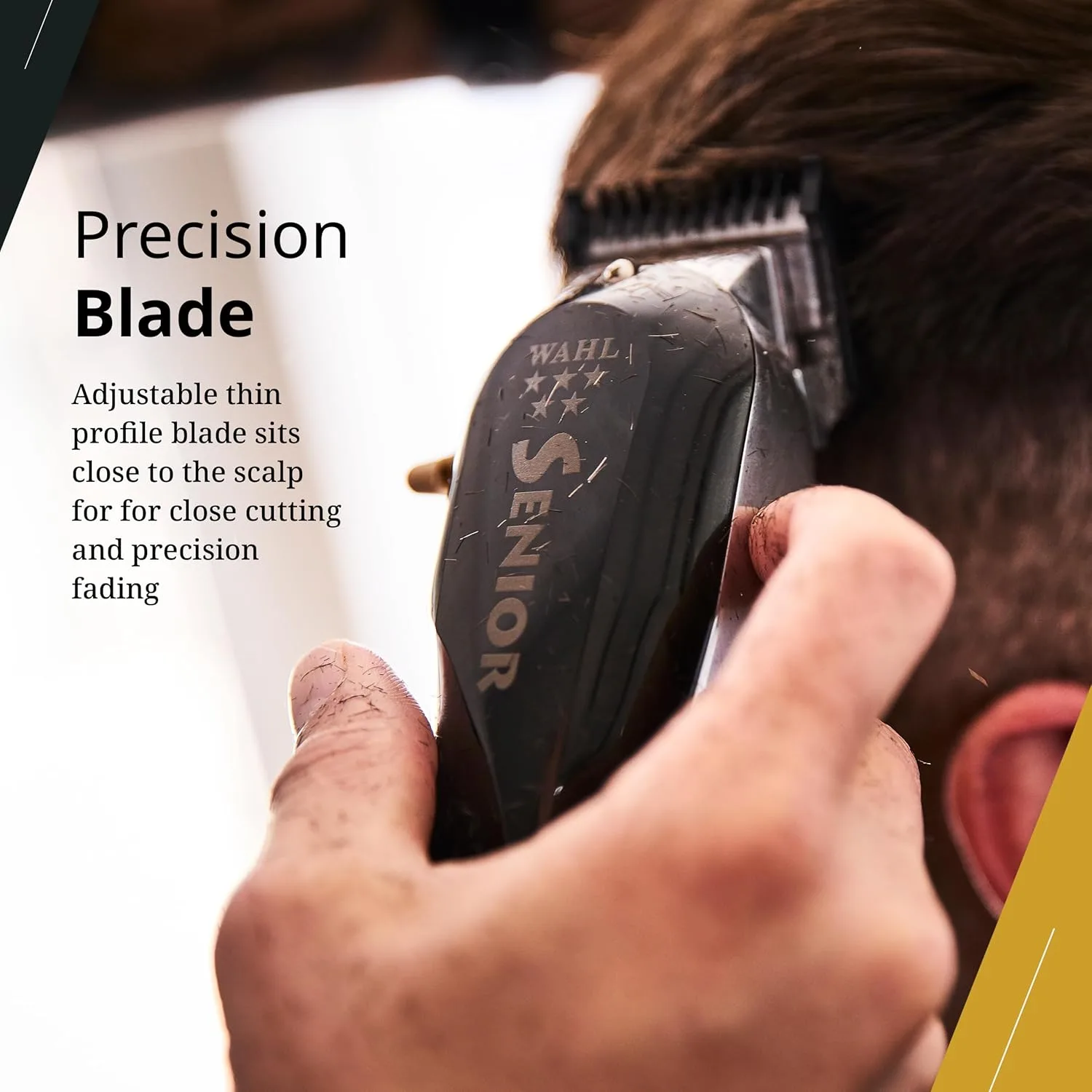 Wahl Professional - Регулируемое лезвие Adjusto-Lock с 3 отверстиями #1026-001 - для машинки для стрижки Wahl 1 штука (1 шт.), gray — фото 3