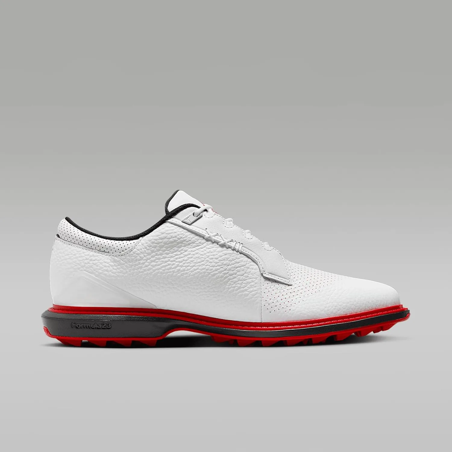 Кроссовки для гольфа Jordan ADG 5 (FQ6642-003, черный/серо-голубой/белый) Nike, белый/черный/красный — фото 3