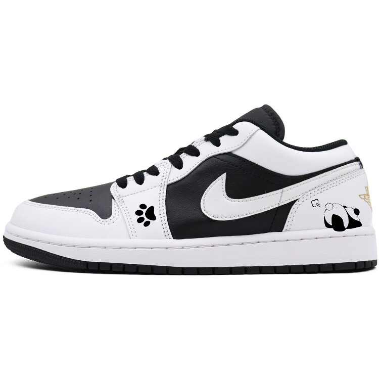 

Кроссовки Air Jordan 1 Vintage Basketball Shoes Unisex Low-Top Black