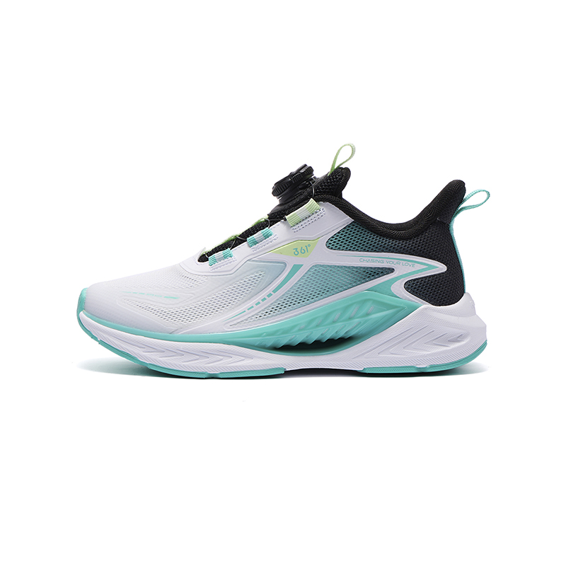 

361°KIDS Детские кроссовки для бега с противоскользящей амортизацией, износостойкими и поддерживающими подошвами, белого, зеленого, черного цветов