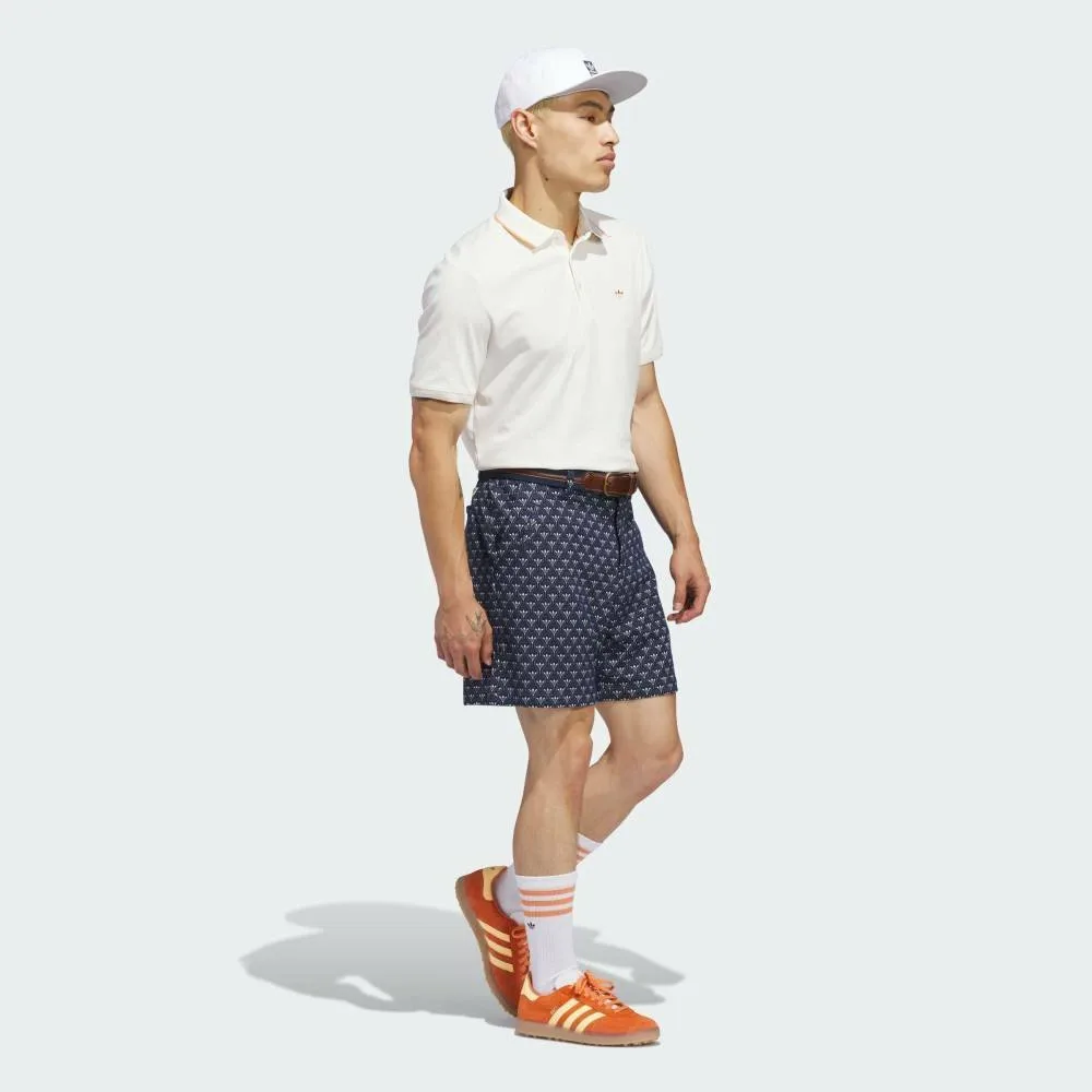 Футболка-поло Twist Knit с одним точечным логотипом и коротким рукавом Adidas, white — фото 3