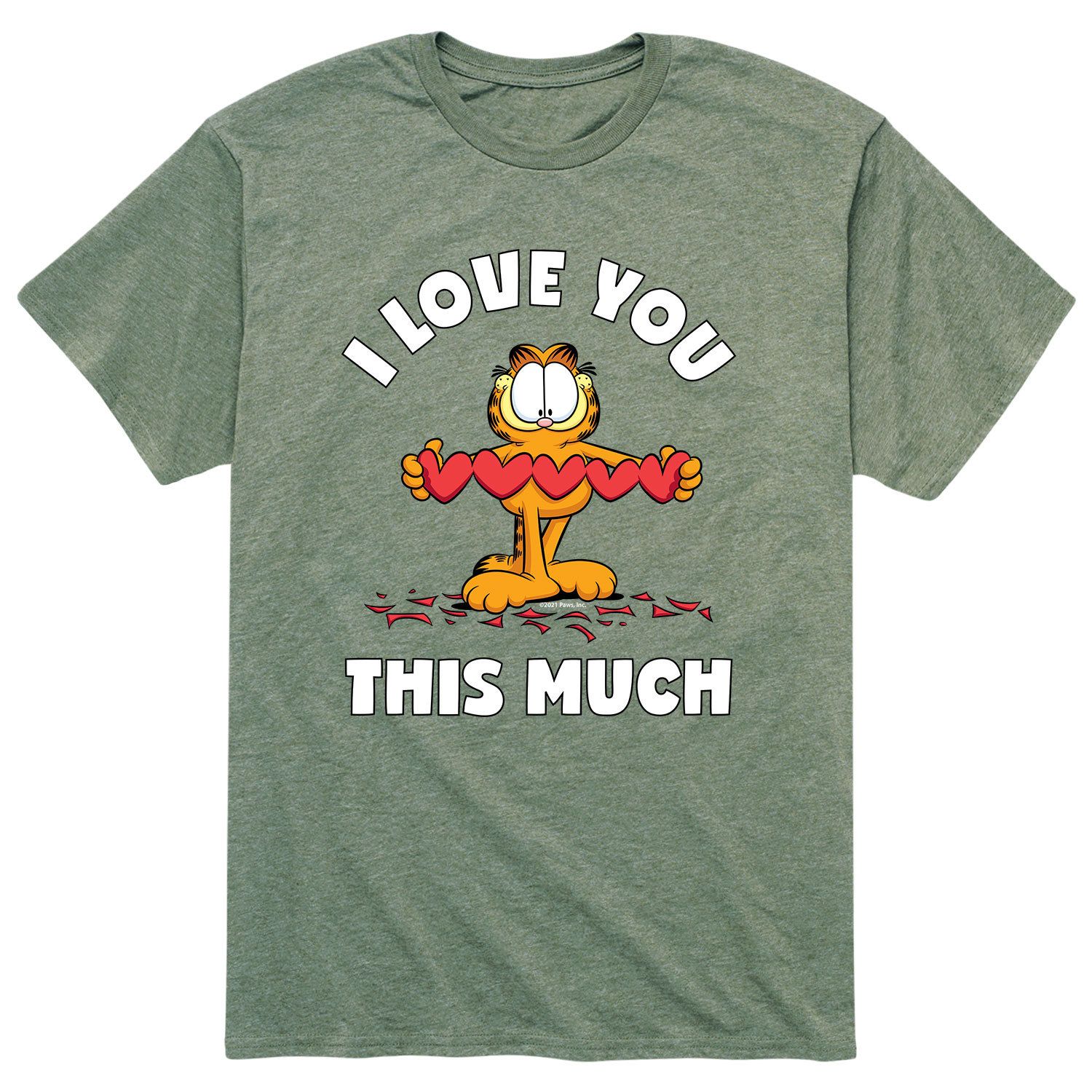 

Мужская футболка Garfield Love You So Much Licensed Character