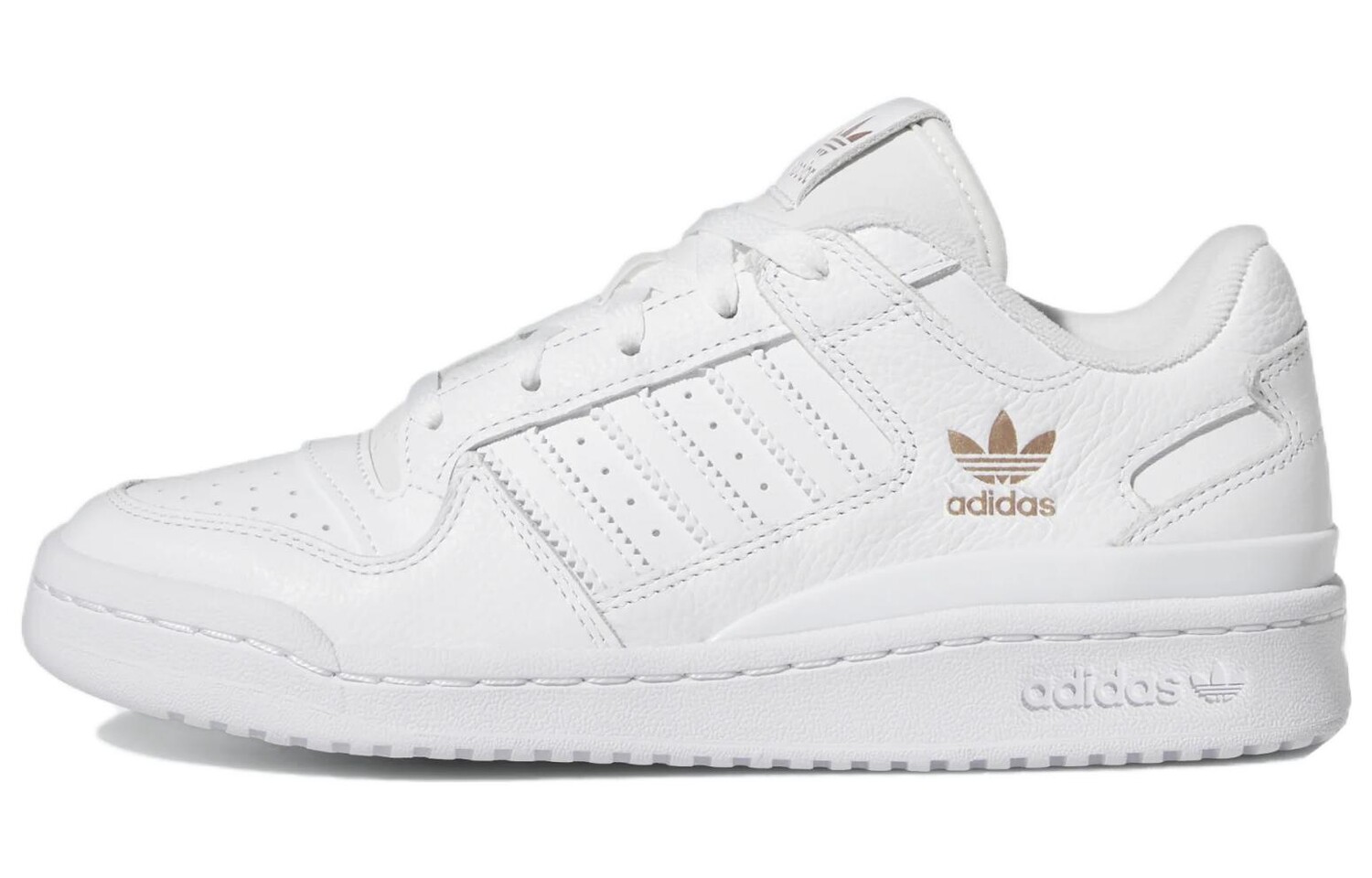 Adidas originals Wmns Forum Low, цвет «Белое розовое золото»