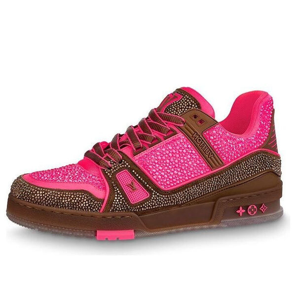 

Кроссовки trainers 'crystal pink and brown' Louis Vuitton, розовый