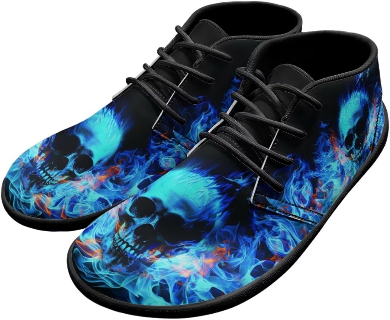 

Мужские кроссовки Men's Skull Barefoot с голой пяткой, с широким носком, для ходьбы, минималистичные кроссовки-тренеры с подошвой без подъема Pointodoor, синий