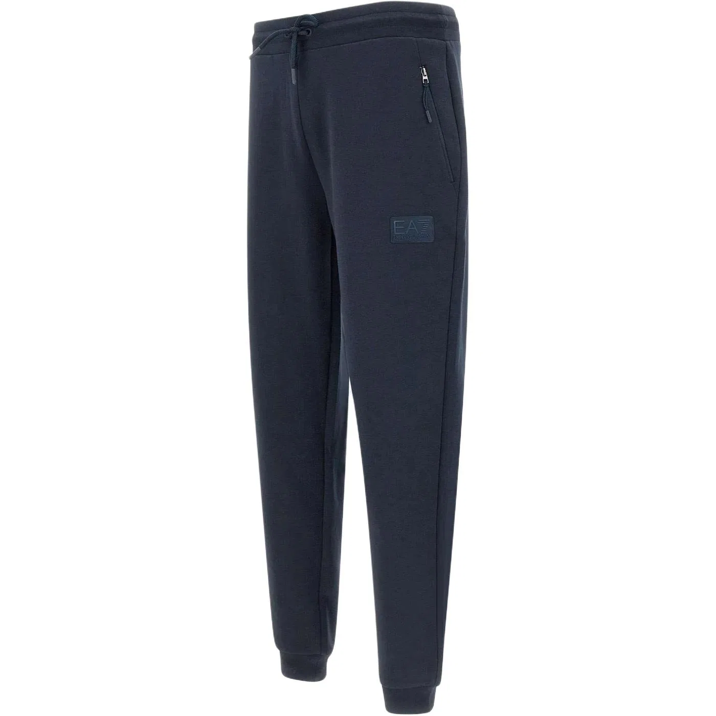 Спортивные брюки Emporio Armani logo-patch темно-синие — фото 4