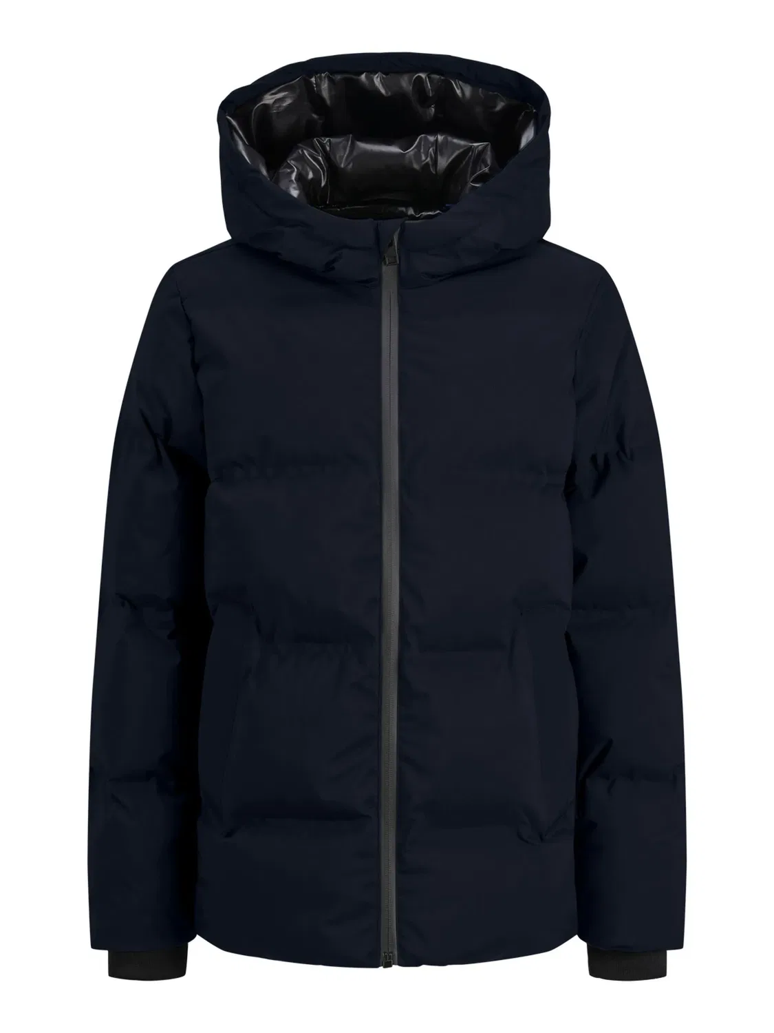 Стеганая куртка, капюшон, JACK & JONES Junior, sky captain
